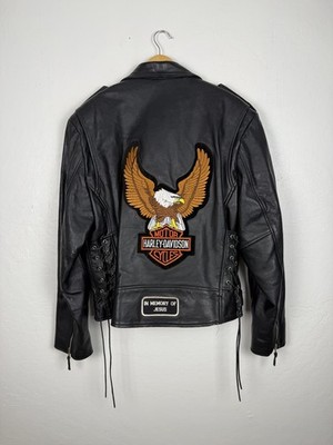 Vintage Wilsons Open Road Thinsulate Full Zip Leather Jacket Coat Mens Large