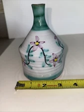British Hand Thrown Floral Pie Funnel, Vent, Bird 1990’s