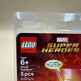 LEGO Marvel: Sheriff Deadpool Minifigure Blister 2018 SDCC San Diego Comic Con