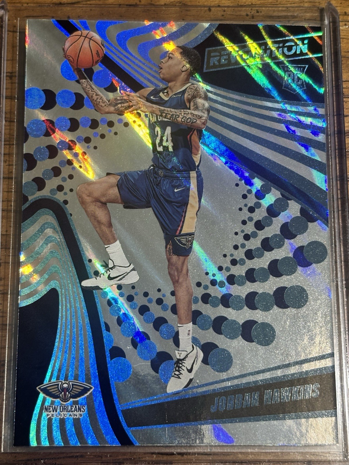 2023-24 Panini Revolution Rookie Jordan Hawkins #116 Lava /10 Rookie SSP RC