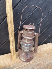 Feuer-Hand 275 Baby Lantern / Storm Lamp. Retains Feuer Hand Jena Glass   (Jan2