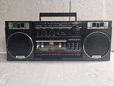 Sanyo Boombox M9716 Radio Cassette Player With Detachable Speakers Tested Works