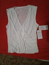 Athleta Sleeveless Breezy Wrap Tank V Neck in...
