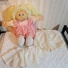 Cabbage Patch Doll HM#4 ~2 Cabbage Outfits ~Lemon Ponies ~Paci Mouth ~VTG 1982