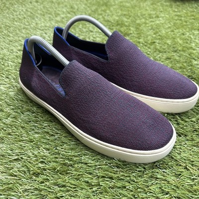 Rothy's The Original Sneaker Women s Size US 10.5 Fig Python Purple Slip On Shoe