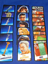 Cluedo Cards 2015 Spare Replacement Pieces - Please choose from the List:-