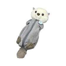 Pencil Case Cute Pouch Pen Bag Plush Large Capacity Storage Zipper Sea Otter