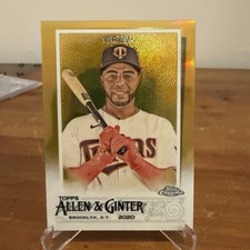 2020 Topps Allen & Ginter Chrome Gold Refractor /50 Nelson Cruz #191