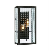 Schwarz Durchsichtig Klassisch Moderne Vintage Wandleuchte Leuchter 740Lm IP44