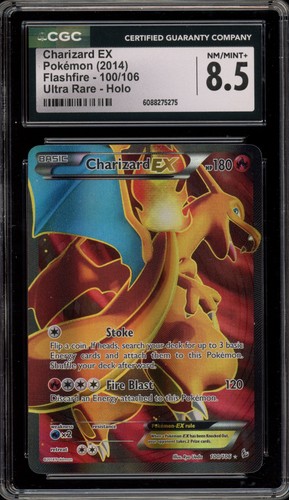 Charizard-EX graded CGC 8.5 for sale on eBay