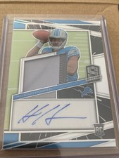 2023 Panini Spectra -Rookie Patch Autographs Hendon Hooker #211 Hyper Prizm /60 