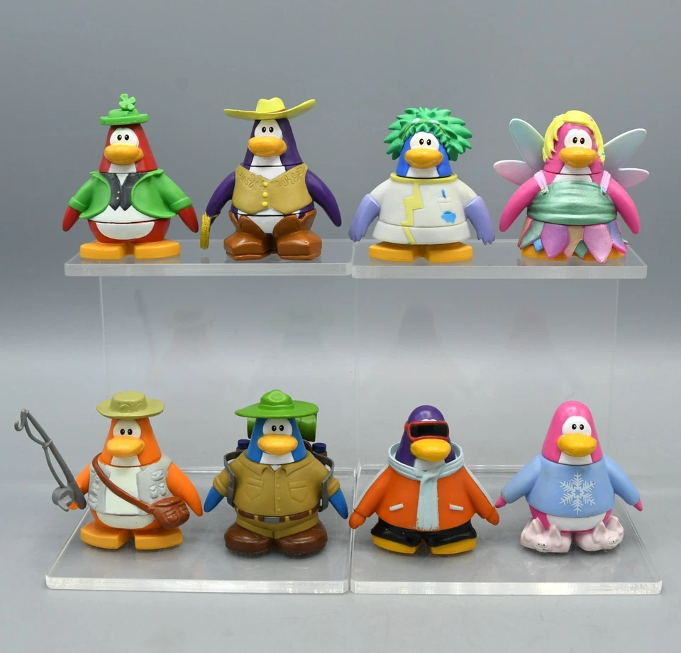 Disney Club Penguin Mix n Match Figure Lot of 14 Jakks Pacific - Image 2 of 4