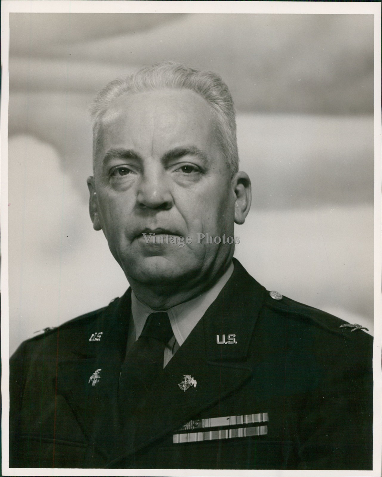 1954 Everett Massachusetts Colonel Daniel Smalle Military Vintage Photo 8x10