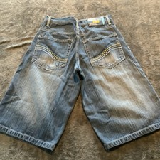 Vtg SouthPole Jorts Baggy Shorts Embroidered Size 29 Men  s Y2K Skate