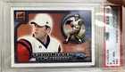 TOM BRADY Rookie 2000 Pacific Aurora #84 RC Patriots Goat 7sb wins NM-MT PSA 8