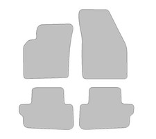 Fußmatten passend für Volvo C70 II Cabriolet Typ 542 (Baujahr 2006 - 2013), Hit 