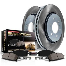 Power Stop SC137 Front Brake Kit With Semi-Coated Brake Rotors and Ceramic Br...