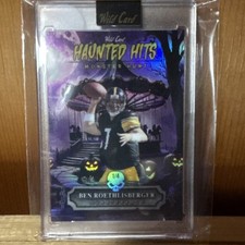 Wild Card 2025 Haunted Hits Ben Roethlisberger Serial #1/4 Football Card