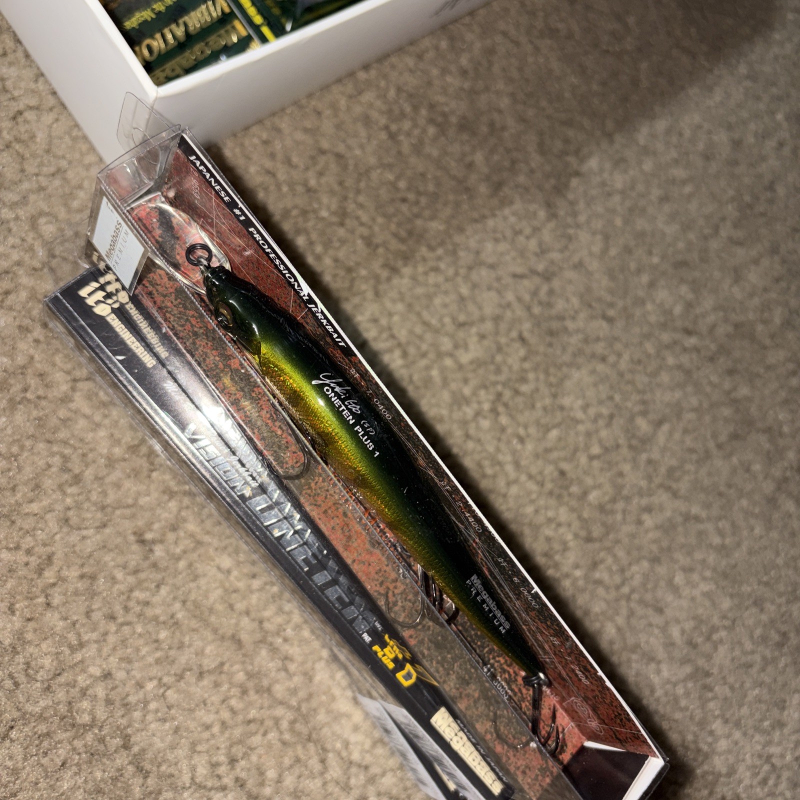 Megabass ONETEN +1 premium yuki ito (sp-c) kasumi tiger fishing lure. LIMITED  - Image 9