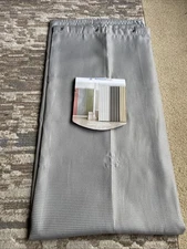 AmazerBath, Waffle Shwoer Curtain, 72" x 72", grey