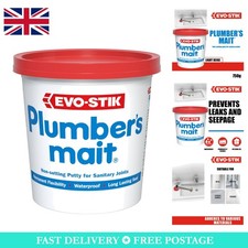 750g Water Resistant Putty - Evode Plumber's Mait for Durable Sanitary Sealing