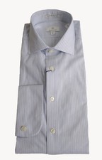 GANT DIAMOND G Men's Hamptons Blue Stretch Fitted Broadcloth 3051006 Sz 40 NWT