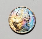 TONED 1993 S  JEFFERSON NICKEL PROOF UNC #C10744