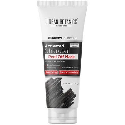Activated Charcoal Peel Of Mask For Men & Women Removing Blackheads Glowing Skin