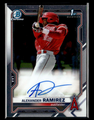 Alexander Ramirez 2021 Bowman Chrome Auto