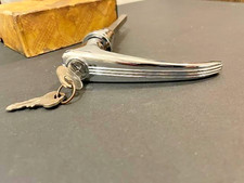 New Oem 1930-40s Original Chrysler Trunk Handle Lock With Keys No Box New Oem 1930-40s Original Chrysler Trunk Handle Lock With Keys No Box