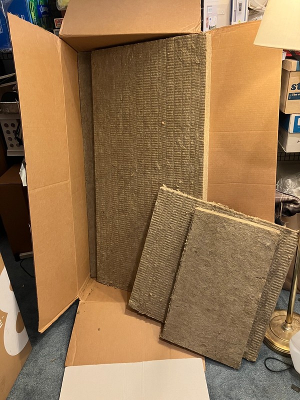 Rockwool Mineral Wool 60 Acoustic Insulation- 48" x 24" x 2" - 6# 2 batts