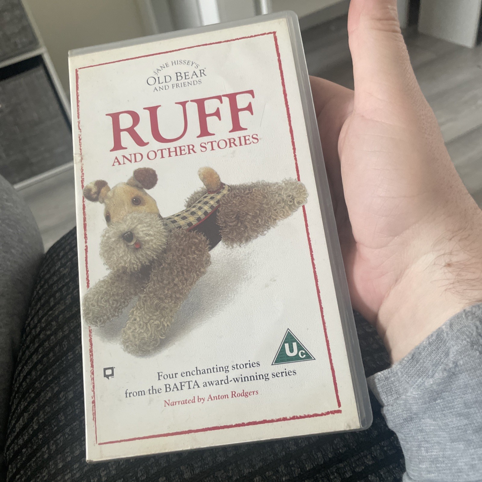 Jane Hissey's Old Bear And Friends Ruff And Other Stories VHS has mould