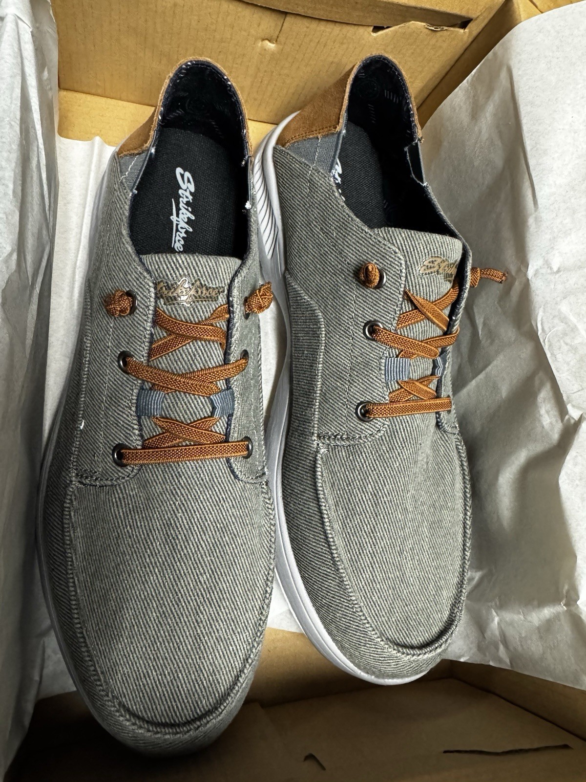 Nib Size 11 Kr Strikeforce Austin Charcoal Brown No-tie