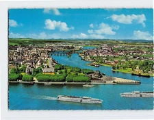 Postcard Deutsches Eck Koblenz Germany