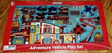 Kid Connection Plastic Adventure Vehicle Play Set Police Fire Emergency 505