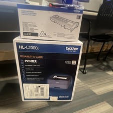 Brother HL-L2300D Monochrome Laser Printer Bundle USB TN-630 Toner Cartridge
