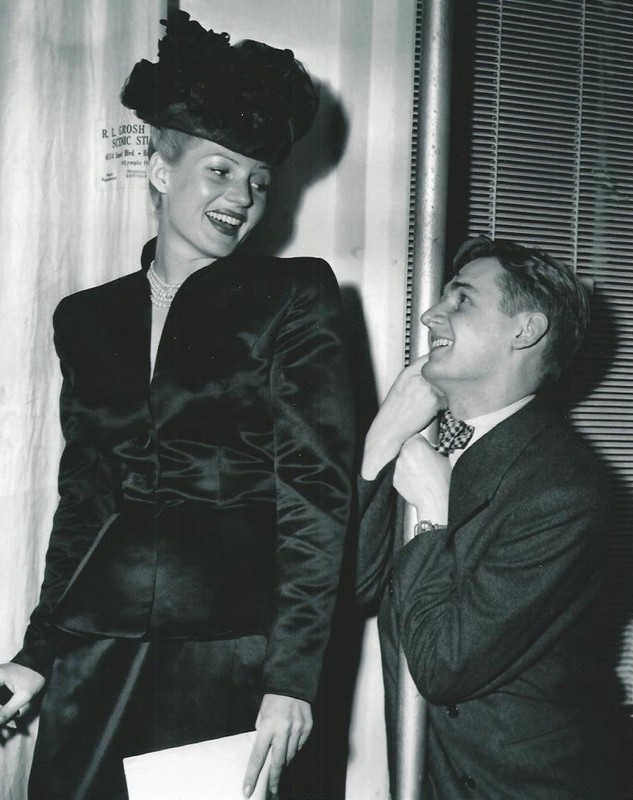 RITA HAYWORTH 8x10 Photo w/ ALAN YOUNG Of Mr. Ed Fame, Radio Performance