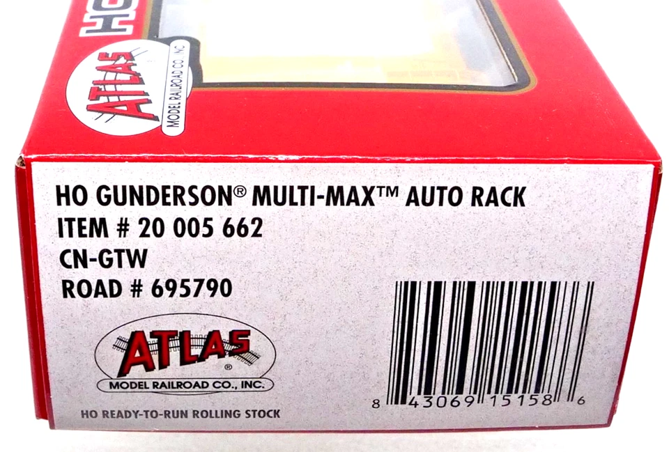 Atlas 20 005 662 HO Gunderson Multi-Max Auto Rack Car CN TTGX 695790 - Image 2 of 4