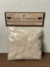 Doll Hair Winter White Heirloom Beginnings Kurly Tresses Craft 1/2 OZ