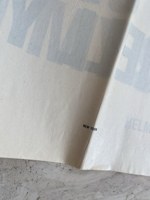 Helmut Lang Jenny Holzer 2000 Art Newspaper Poster Fragrance