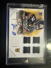 2013 Panini Momentum Rookie Team Threads RC Auto /49 Le'Veon Bell #21 Steelers