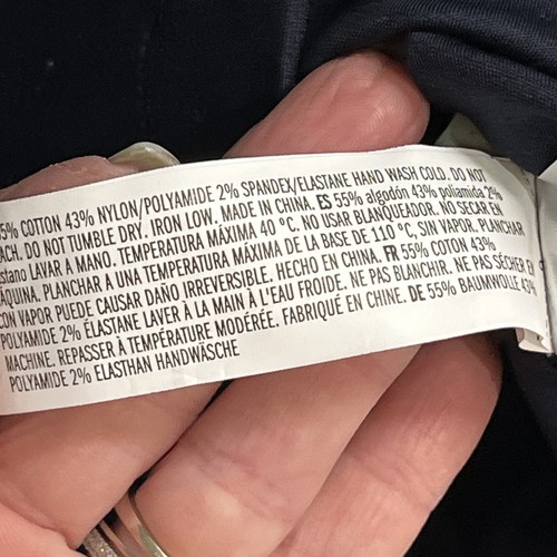 English Factory Kleid Damen L dunkelblau Mini gewellt strukturiert adrett - Bild 6 von 9