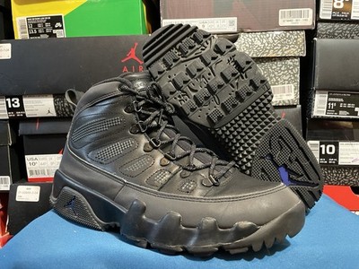 Size 11 Air Jordan 9 Retro Boot “Black Concord” AR4491-001 Jordan 9 Retro Boot Black Concord Men main image 2