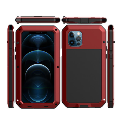 Shockproof Aluminum Gorilla Glass Case For iPhone Xs 7 8+ 13 Mini 14 Pro Max 12