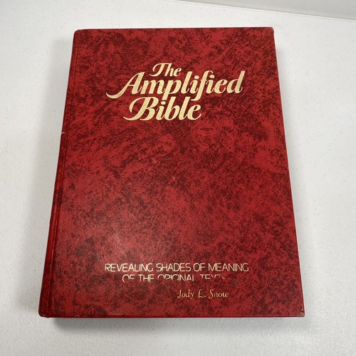 THE AMPLIFIED BIBLE GIANT PRINT By The Lockman Foundation Zondervan