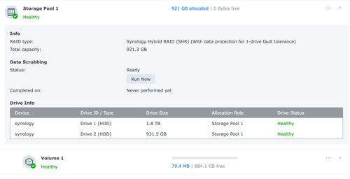 Synology DiskStation DS218+ 2-Bay NAS Enclosure w/2Tb & 1TB & 16GB Memory & 2.5G - Afbeelding 15 van 15
