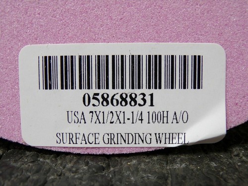 Abrasivos Grier 7" de diámetro x 1-1/4" agujero x 1/2" de espesor, dureza H, superficie de grano 100 - Imagen 4 de 5
