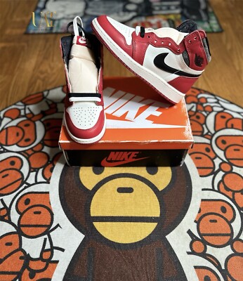 Jordan 1 Retro High OG GS Chicago Reimagined Lost Found 2022, Size 4Y