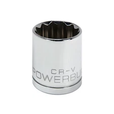 Powerbuilt 1/2 Inch Drive x 26 MM 12 Point Shallow Socket - 642023