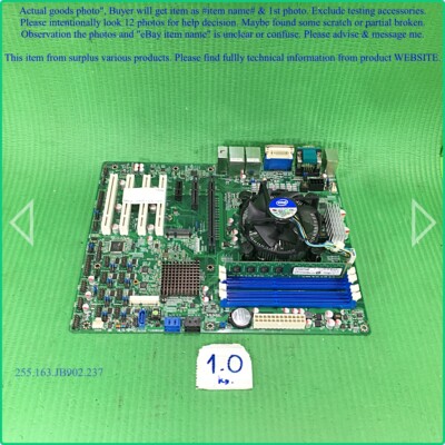 JETWAY NAF92-Q67, LGA 1155 i3-2120 3.3GHz Mainboard as in photos, sn:1315, LAST.
